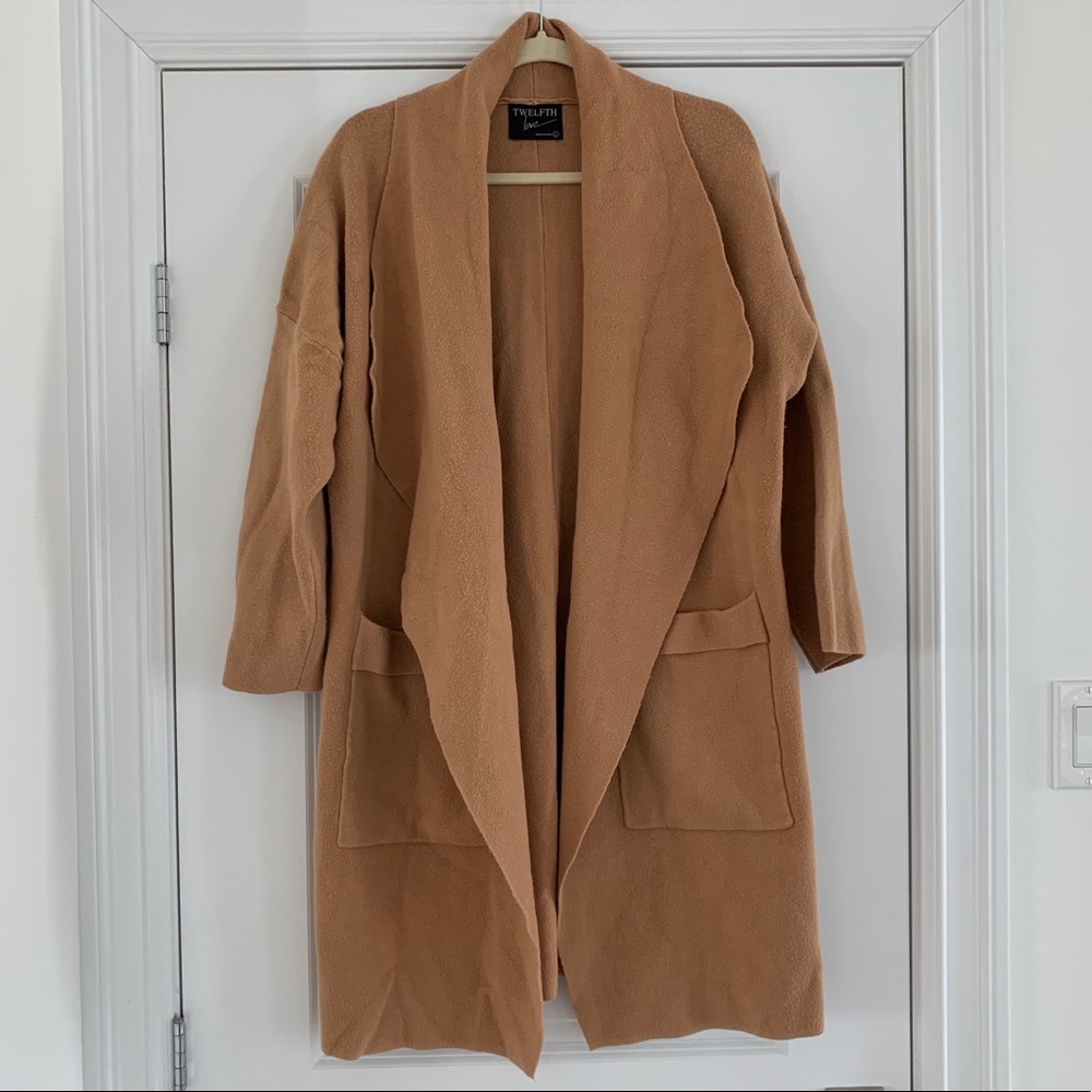 Twelfth Love coatigan thick knit cardigan mango dupe